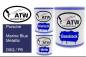 Preview: Porsche, Marine Blue Metallic, D5Q / P6: 1L Lackdose + 1L Klarlack + 500ml Härter - Set, von ATW Autoteile West.